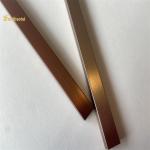 Antique Bronze / Brass Stainless Steel U Trim Decorative Wall Corner for sale