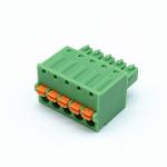 PA66 28-16AWG Pluggable Terminal Block Connector HQ15EDGKD-3.5/3.81mm Pitch for sale