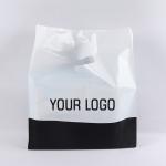 Polythene Loop Handle Plastic Bags Biodegradable For Garment for sale