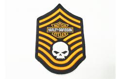 China Custom Sewn 3D Puff Embroidery Patches Merrow Border Cutting For Tablecloths supplier