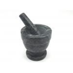Marble Stone Mortar And Pestle Kitchen Item Convenient Easy Cleaning for sale
