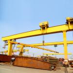 Electric Single Beam Gantry Crane L Type 5t 12m / Min CE ISO Certificate for sale