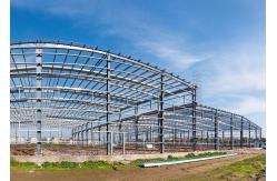 China Prefabricated Steel Structures Pre Built Warehouse Steel Portal Frame supplier