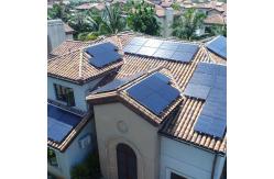 China Adjustable PV Bifacial Solar Panels Wind Load No PID Solar Module Rooftop System supplier