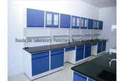 China Hight Adjustable Laboratory Desk Furniture Island Bench 2 Layers Reagent Shelf supplier