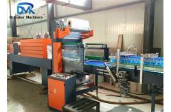 China Auto Heat Shrink Tunnel Packaging Machine For Beverage Flat Bottle supplier
