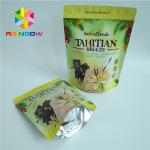Food Grade Aluminum Foil Custom Printed Stand Up Pouches With Zipper for sale