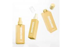 China Yellow Square Plastic Bottles Leak Proof Empty Shampoo Bottles 100ml supplier