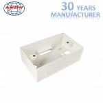 1 Gang Wall ABS Surface Mount Back Box For Us Network Face Plate for sale