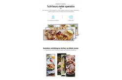 China LCD Double Sides Ceiling Mounted Advertising Window Display Android7.1 supplier