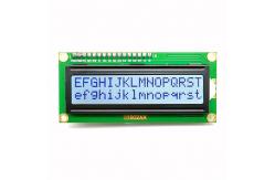 China I2C Interface 16x2 Character LCD Display Blue 5V 4 Pins Number supplier