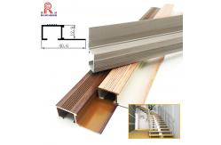 China Bullnose Aluminum Step Edge Trim Anodized Extruded Aluminum Stair Nosing supplier