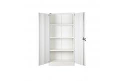 China Knock Down Structure Steel Two Door Metal File Cabinet supplier
