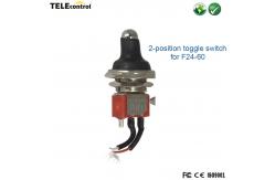 China Double Joystick 2 Position Toggle Switch F24-60 Transmitter Two Position Toggle Switch supplier