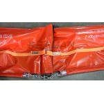 Solid Floating Pvc Oil Containment Boom With Balast Chain And Shackle