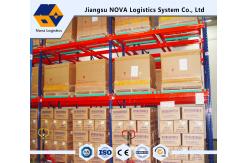 China Steel Storage Push Back Pallet Racking System Supermarket Shelving supplier