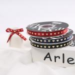 10mmX45Yards Gift Wrap Heart Pattern Satin Ribbon Roll Grosgrain Ribbon