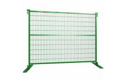 China Orange Red Wire Movable Fence Temporary Fence Panels 24kg 2400mm*2100mm supplier
