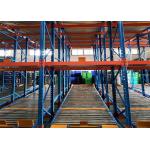 Full Metal Gravity High Density Pallet Racking System Rust Resistance RAL System Color for sale