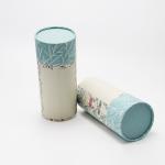 Printing Flower Tea Packaging Box Recyclable Food Paper Cans Packaging for sale