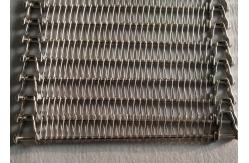 China Flat Flex Freezer Ss201 0.8mm Spiral Mesh Belt supplier