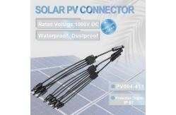 China 1T4 Y Branch M/FFFF F/MMMM Solar Panel Parallel Connectors supplier