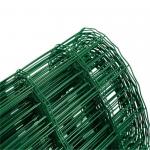 1.83m X 25m Green Dutch Euro Wire Mesh Fence PVC Coating Corrosion  Resistance for sale