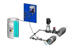 China Materials Conveying Automatic Dosing Machine PLC Automatic Dosing Machine supplier