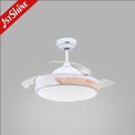 Elegant 42 Inch Chandelier Hidden Blade Ceiling Fan with 2- and Dimmer Compatibility