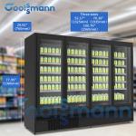 Glass Door Beverage Display Fridge Plug In Automatic Defrosting Glass Door Cooler For Beverage for sale