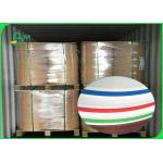 100% Safe 60gsm 120gsm 13.5mm - 15mm Straw Food Grade Paper Roll For Biodegradable Straws for sale