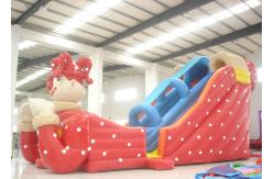 China Big clown cartoon inflatable slide - inflatable long slide with arch supplier