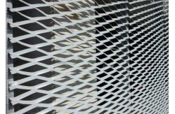 China Building Decoration PVDF Aluminum Expanded Metal Mesh  Corrosion Protection supplier