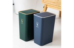 China Custom Plastic Trash Can Suppliers Rectangular Plastic Trash Can supplier