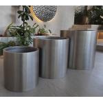 Drainage Metal Planter Pots Rust Resistant For Indoor And Outdoor