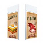 Double Screens Hanging LCD Screen 450-700 Nits Digital Signage High Resolution for sale