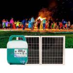 Offgrid Solar Home Light System Portable 128WH Home Lighting Phone Charging for sale