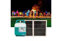 China Offgrid Solar Home Light System Portable 128WH Home Lighting Phone Charging supplier