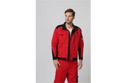 China Outside 250gsm Mens Work Uniforms Microfleece Inside Spring Work Jackets supplier