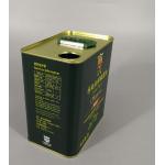 Rectangular Cooking Oil Tin Can Container 2L With Spout Cap