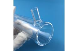 China Double Wall Quartz Reactor For Gas Or Liquid Circulation supplier