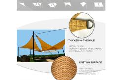 China Polyester Sun Shade Sail Waterproof Shade Sails Outdoor Sun Shade supplier