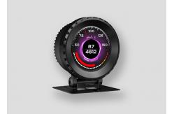 China Black Silver Universal Car Gauge Meter OBD2 Multi Function Gauge supplier