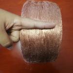 0.5mm 0.08MM Electrically Conductive Fabric  Fiber Wool Copper Mesh EMF Shielding for sale