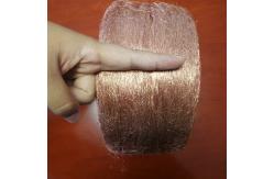 China 0.5mm 0.08MM Electrically Conductive Fabric  Fiber Wool Copper Mesh EMF Shielding supplier