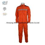 Orange 100 Cotton State Electricity FR Uniform With Reflective Tapes for sale