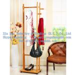China Wooden coat rack, bamboo hangers, living room furniture for sale