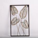 Rectangular Iron Frame With Leaves Add A Touch Of Modernity With Metal Home Decor for sale