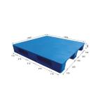 Injection Molded Plastic Pallets Nestable Reinforced 1.2T Dynamic Load for sale