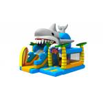 Inflatable Combos Commercial Grade Inflatable Shark Bouncer Jumping Castle Inflatable Combo Bouncer for sale